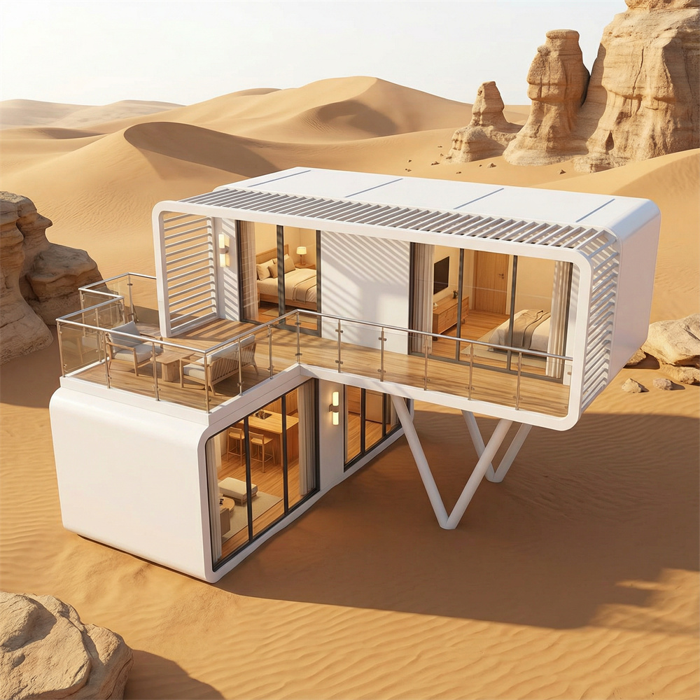 Milieuvriendelijke waterdichte V-Type Space Capsule-campingcabine