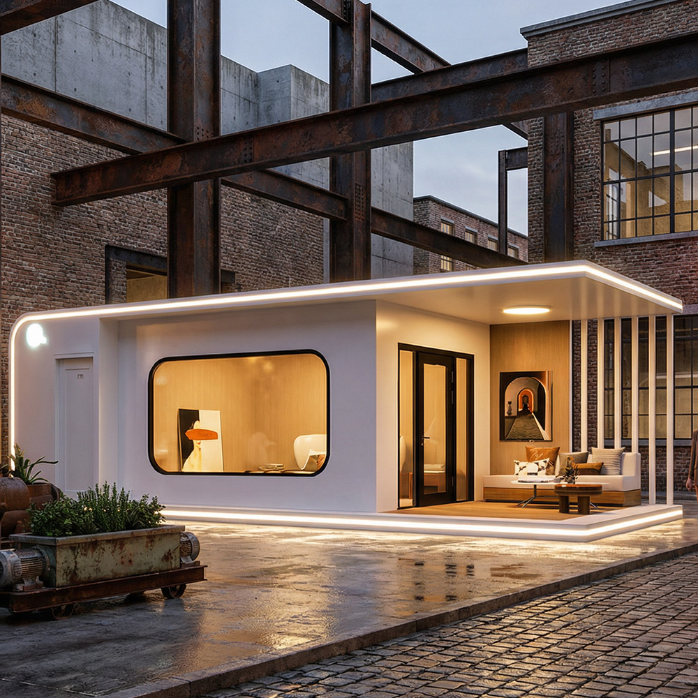 Onregelmatig gevormde, enkellaagse afneembare Apple Cabin-capsule