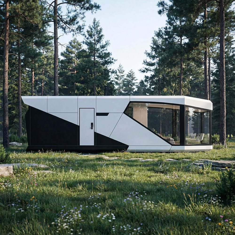 Onregelmatig gevormde, enkellaagse afneembare Apple Cabin-capsule