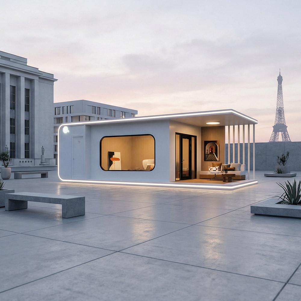 Onregelmatig gevormde, enkellaagse afneembare Apple Cabin-capsule