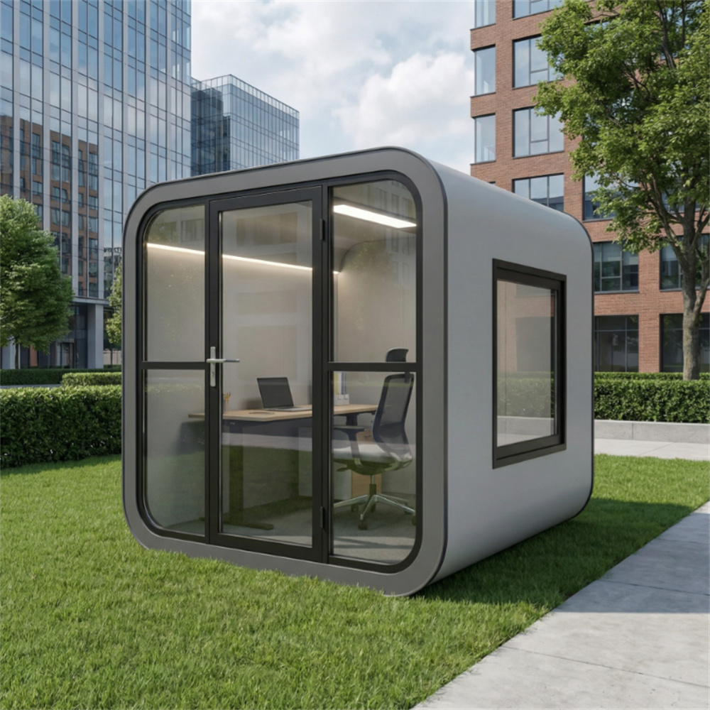 Mobiele geluiddichte mini-ruimtecapsuleresidentie