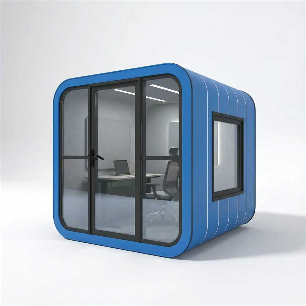 Mobiele geluiddichte mini-ruimtecapsuleresidentie