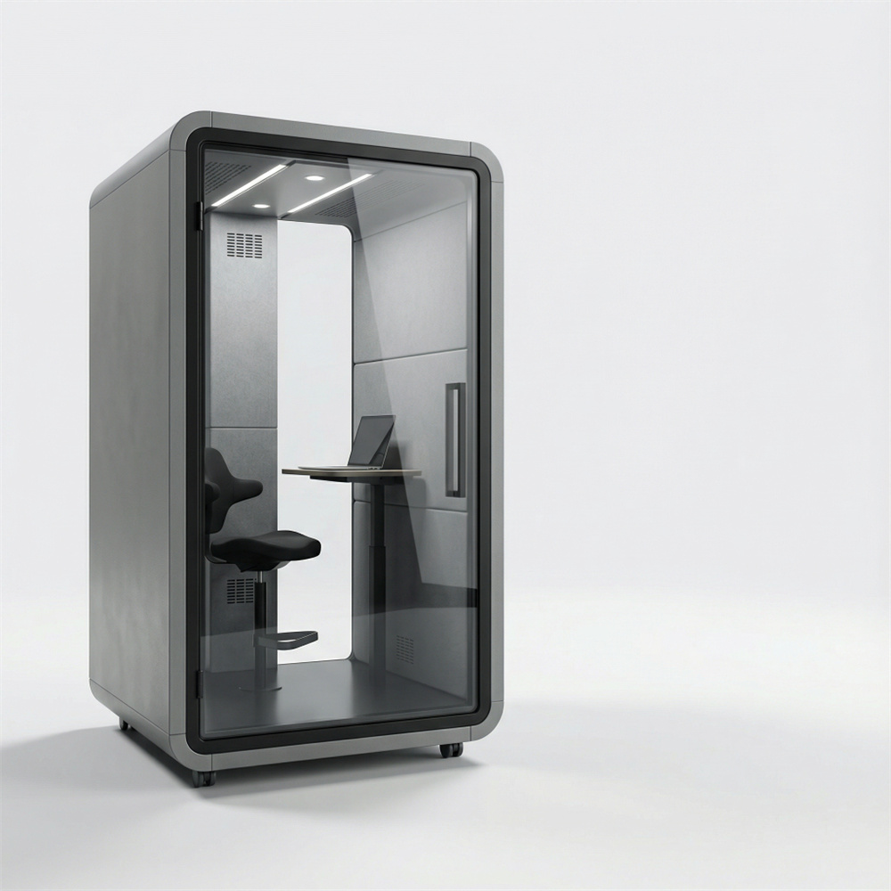 Mobiele geluiddichte mini-ruimtecapsuleresidentie