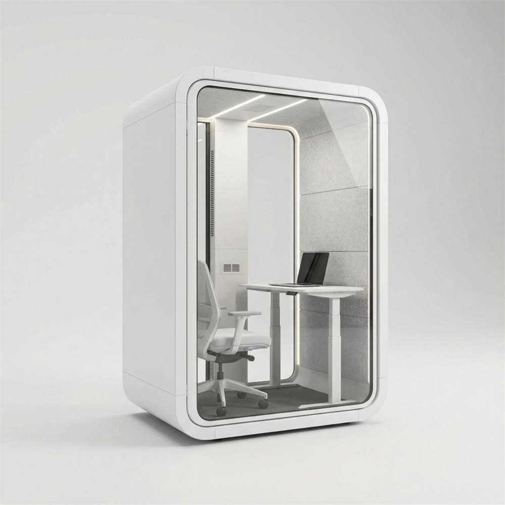 Mobiele geluiddichte mini-ruimtecapsuleresidentie