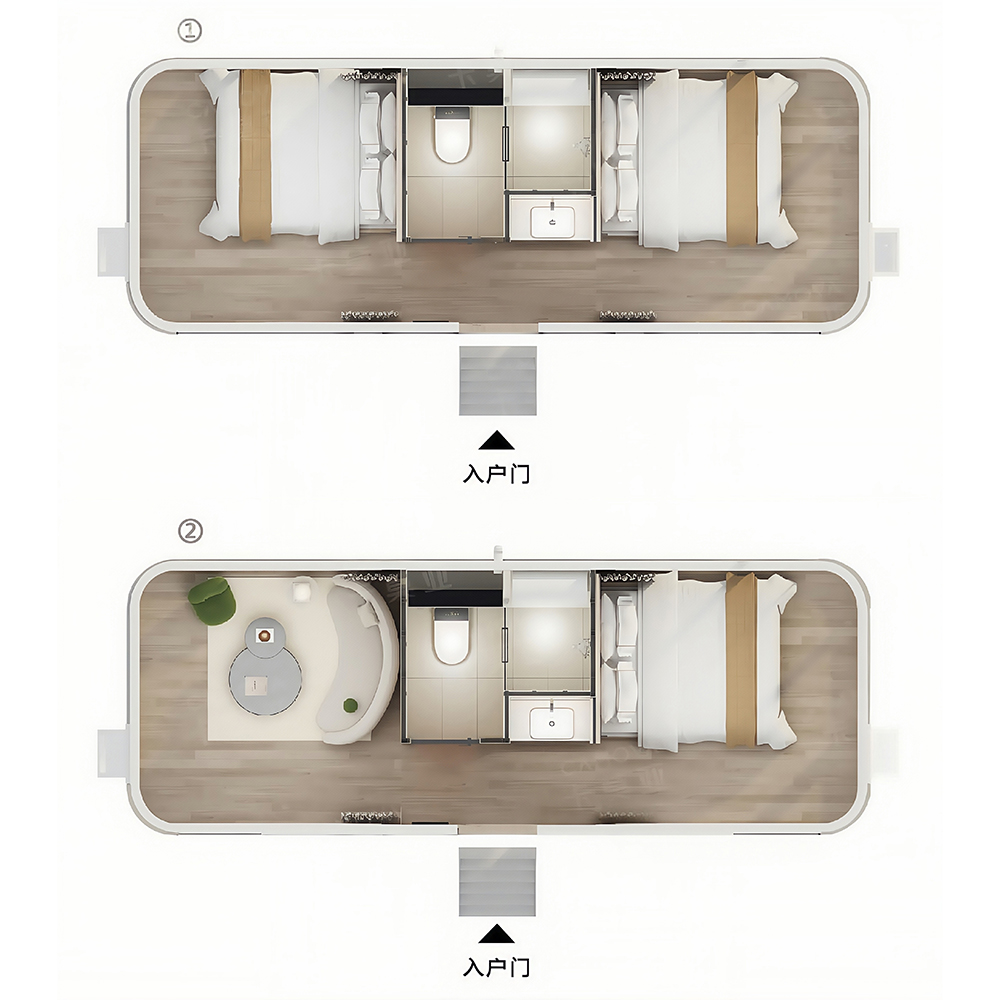 C3 Mobiele luxe natuurkampeerpods