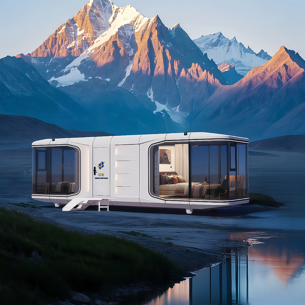 C5 afneembare mobiele capsuleresorthutten