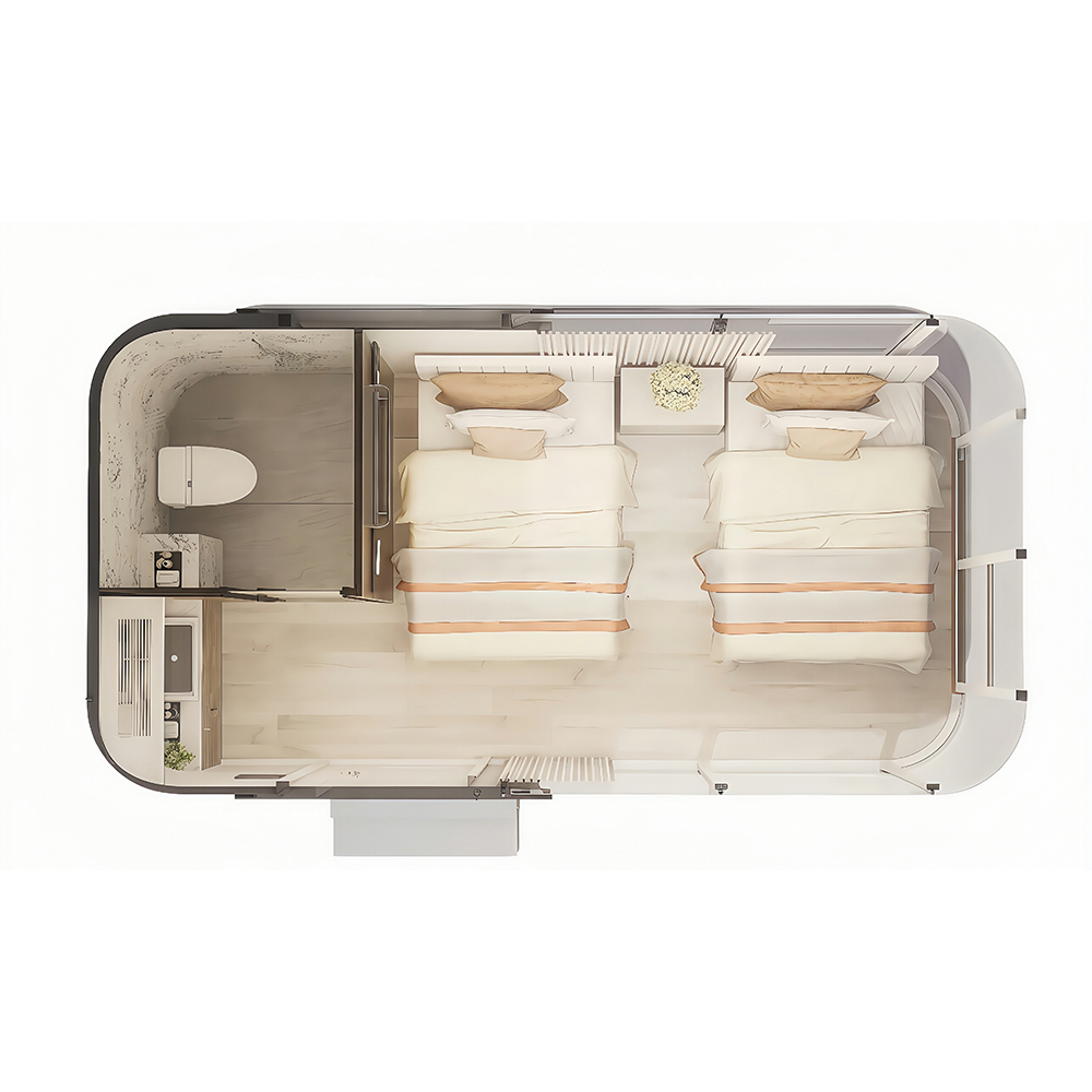 S1 Geprefabriceerde ingesloten modulaire woning