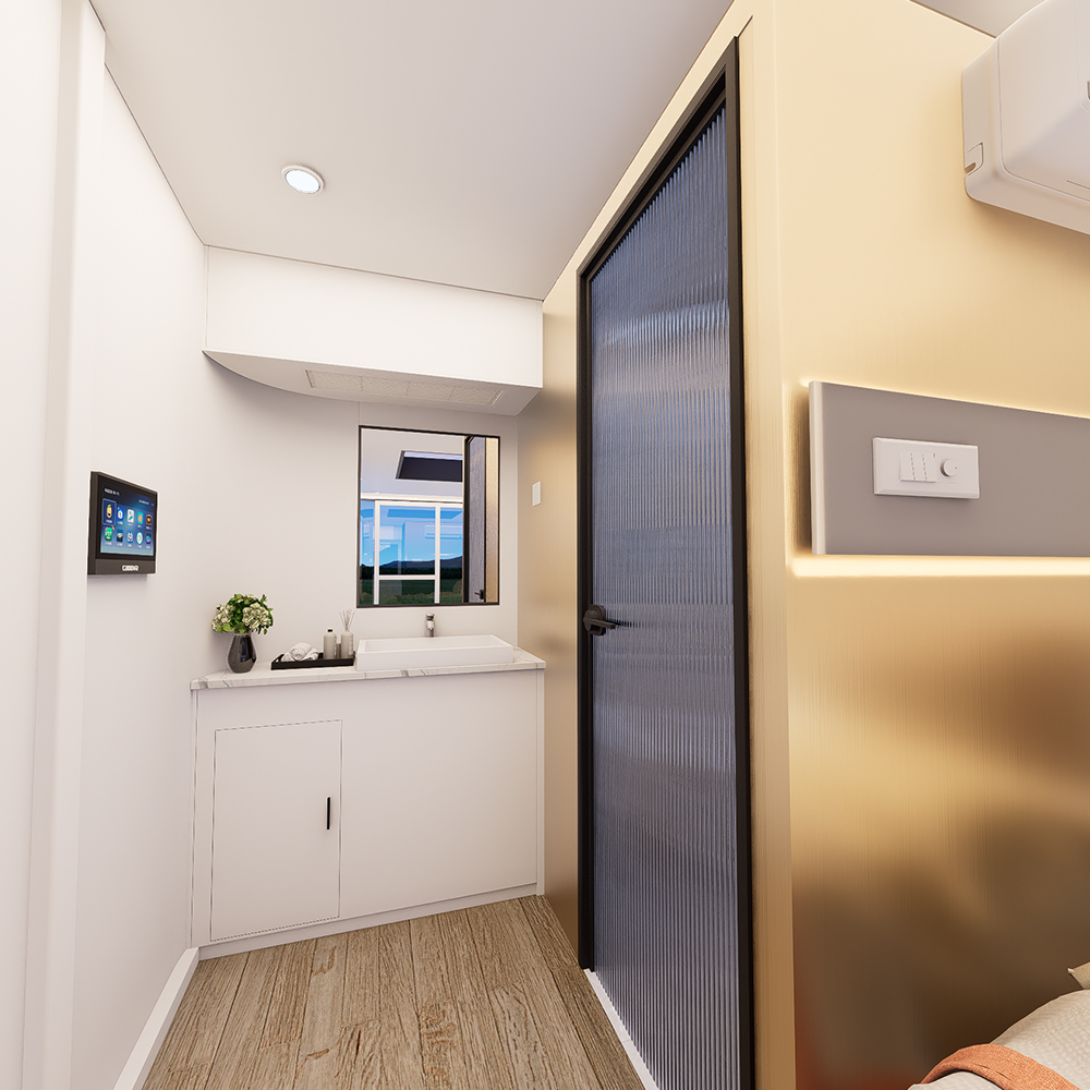 S1 Geprefabriceerde ingesloten modulaire woning