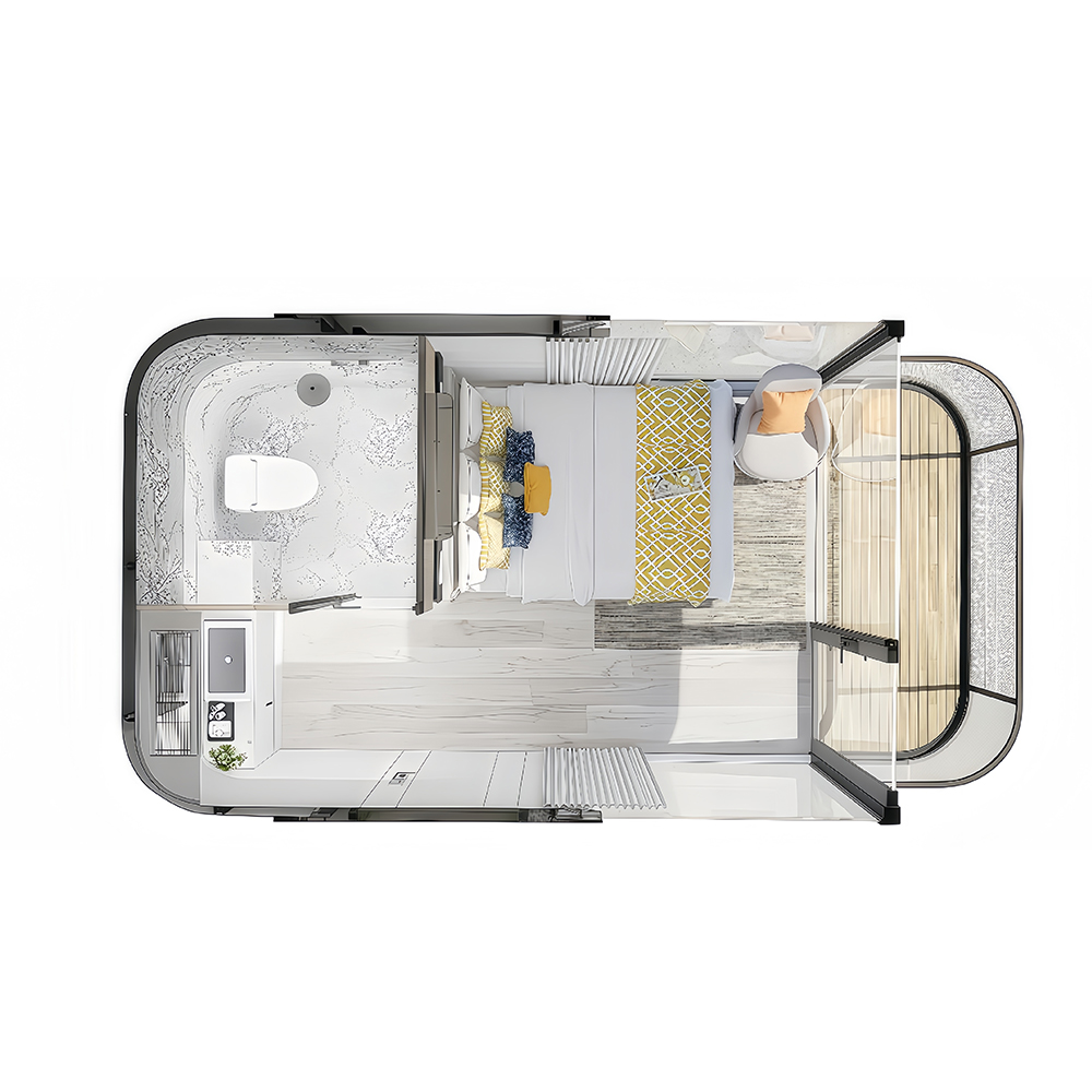 S1 Standaard geprefabriceerd modulair capsulehuis