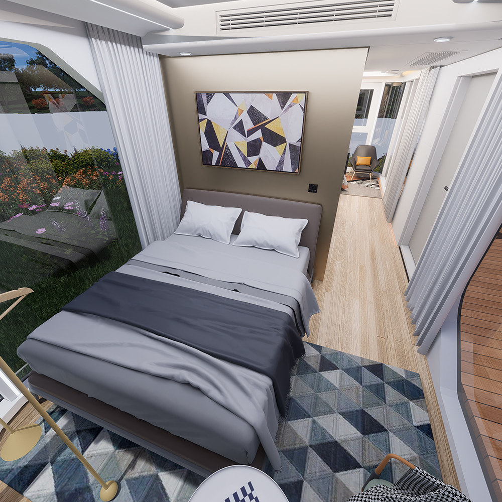 S3-2 Panoramische modulaire capsulewoningen