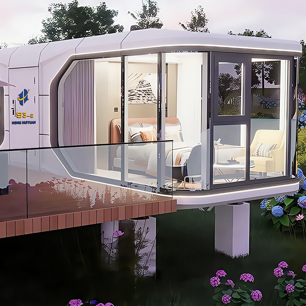 S3-2 Panoramische modulaire capsulewoningen