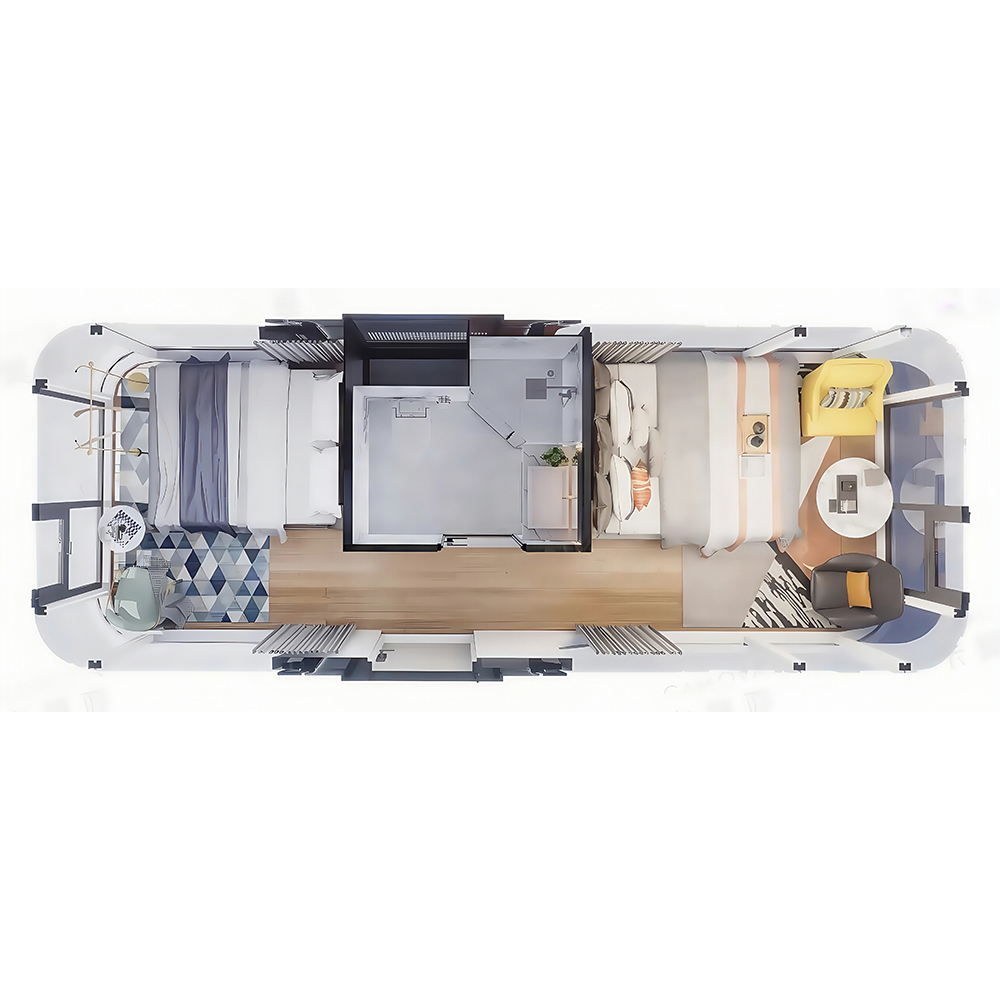S3-2 Panoramische modulaire capsulewoningen