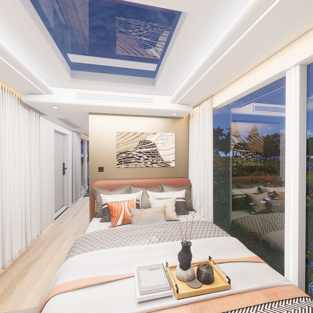 S3-2 Panoramische modulaire capsulewoningen