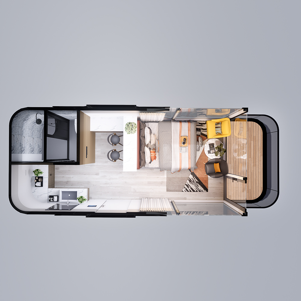 S3 Standaard Prefab Smart Modulair Huis